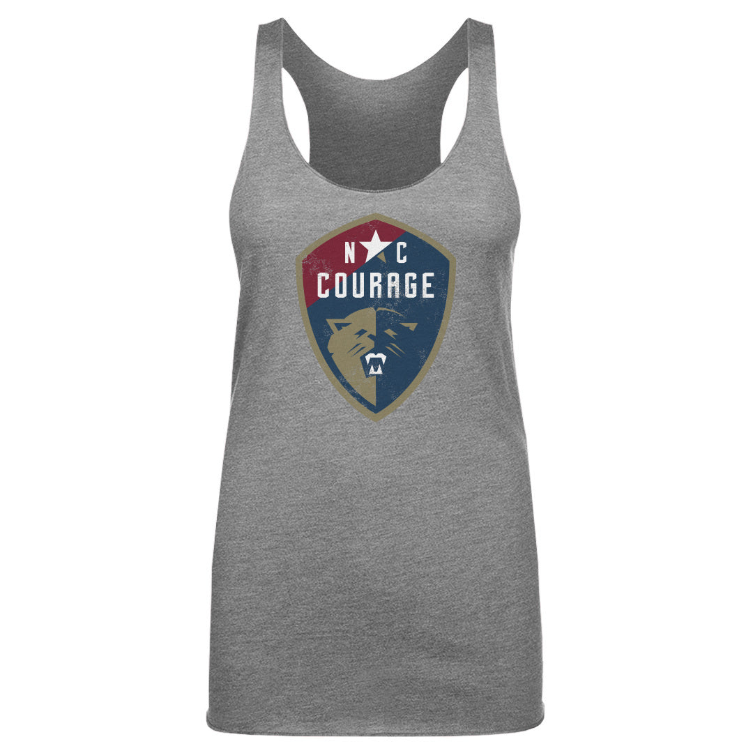 North Carolina Courage Vintage Primary Logo WHT