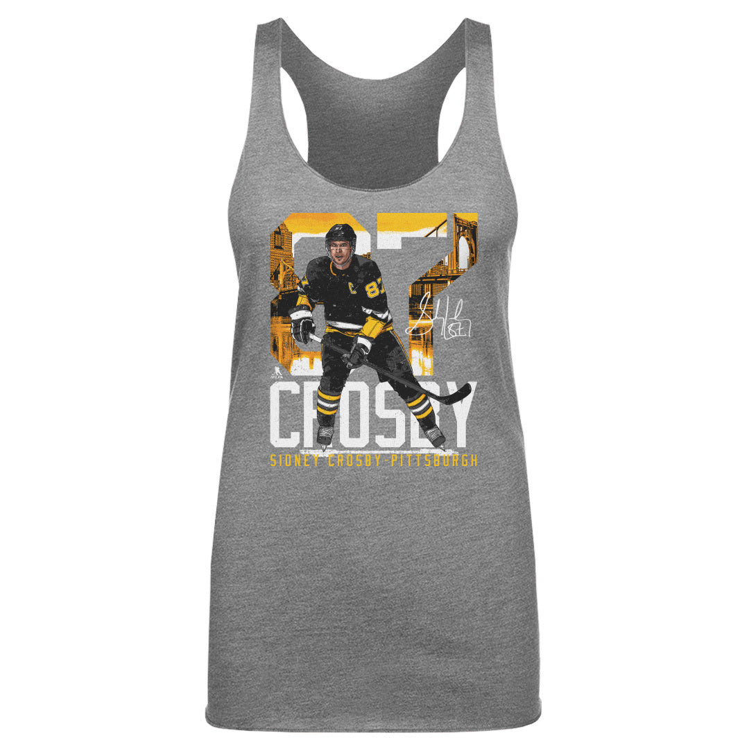 Sidney Crosby Pittsburgh Landmark WHT