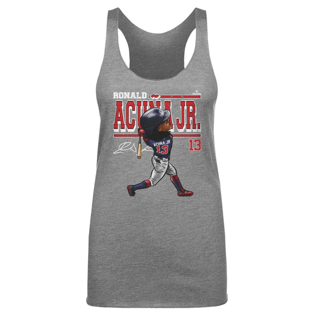 Ronald Acuna Jr. Cartoon WHT