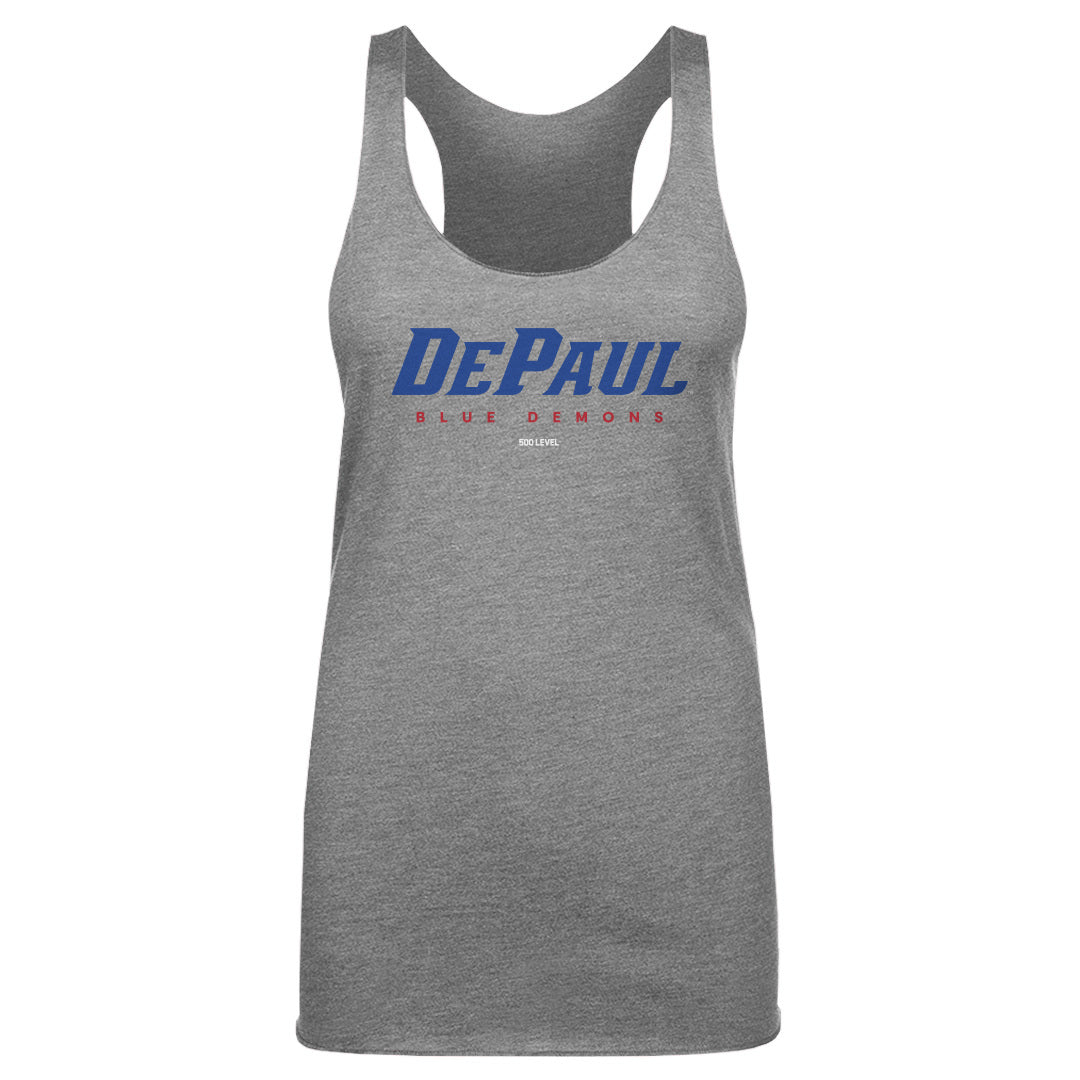 DePaul Blue Demons Wordmark Blue Demons WHT