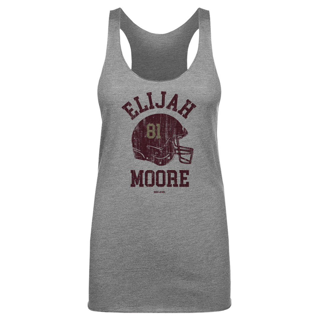 Elijah Moore College Helmet Font