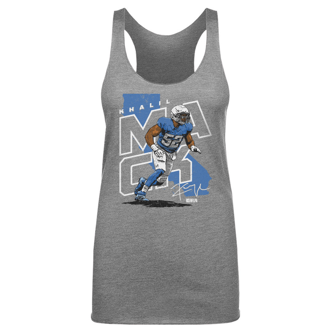 Khalil Mack Los Angeles C Player Map WHT