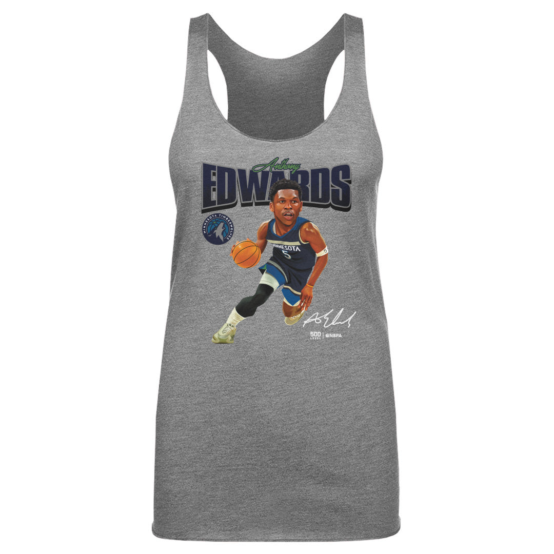 Anthony Edwards Minnesota Timberwolves Caricature WHT