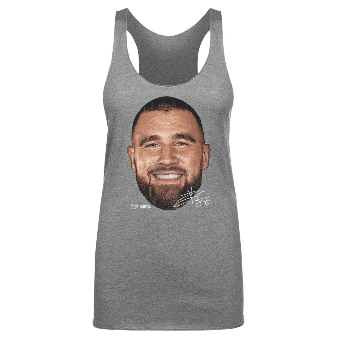 Travis Kelce Kansas City Vintage Head WHT
