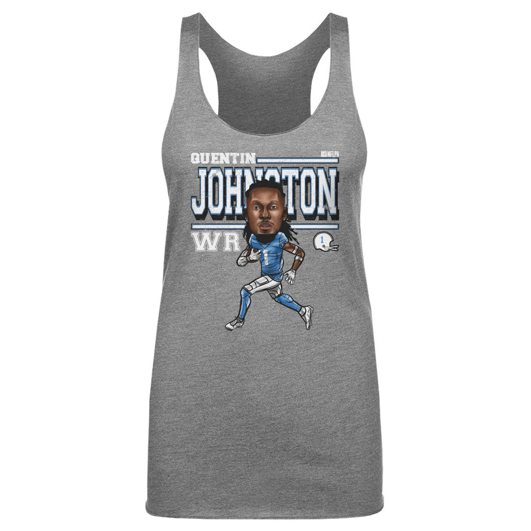 Quentin Johnston Los Angeles C Cartoon WHT