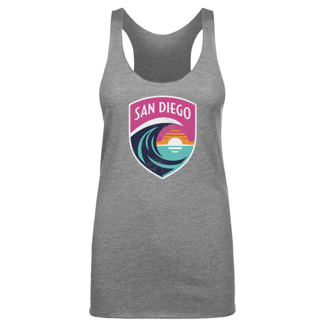 San Diego Wave FC Vintage Primary Logo WHT