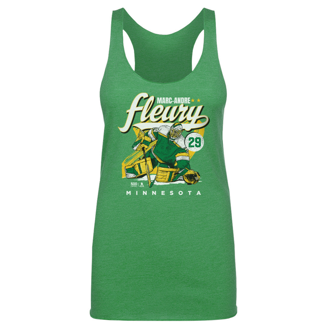 Marc-Andre Fleury Minnesota Retro WHT