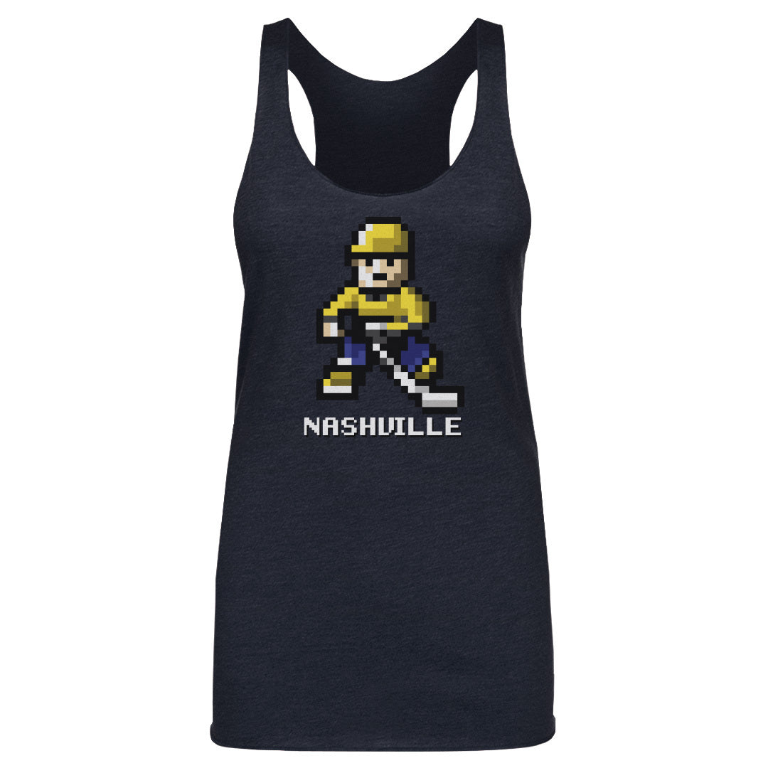 Nashville Hockey 8-bit WHT
