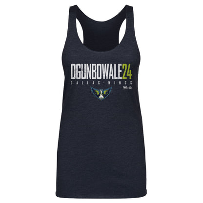 Arike Ogunbowale Dallas Wings Elite WHT Womens Tank Top 500 Level Officially Licensed Fan Gear