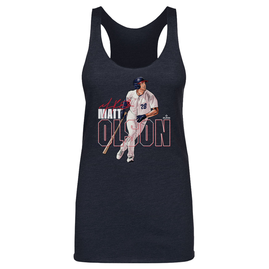 Matt Olson Atlanta Stance WHT