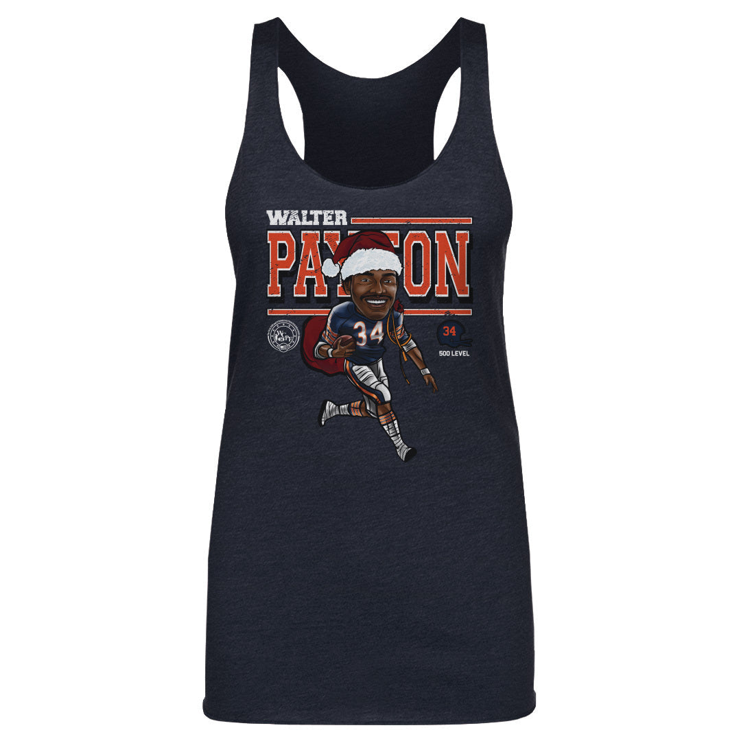 Walter Payton Chicago Cartoon Santa Hat WHT
