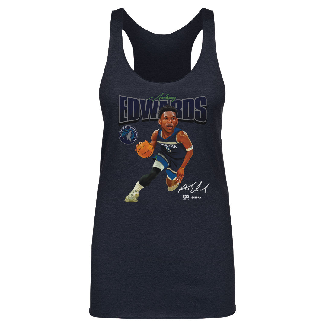 Anthony Edwards Minnesota Timberwolves Caricature WHT