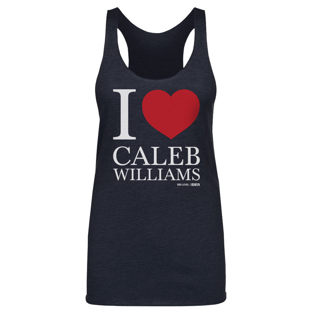 Caleb Williams Chicago I Love WHT