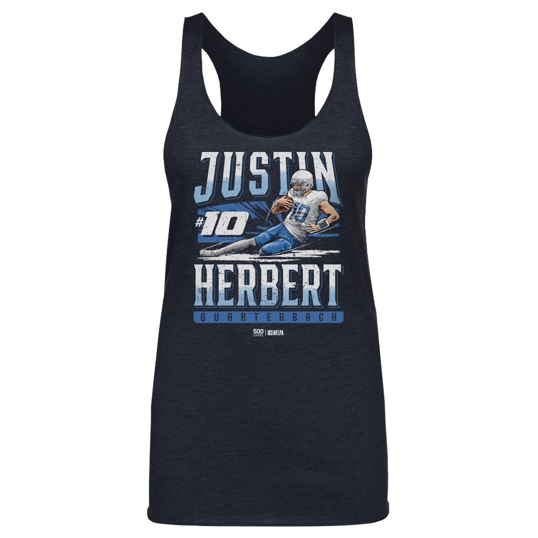 Justin Herbert Los Angeles C Slide WHT