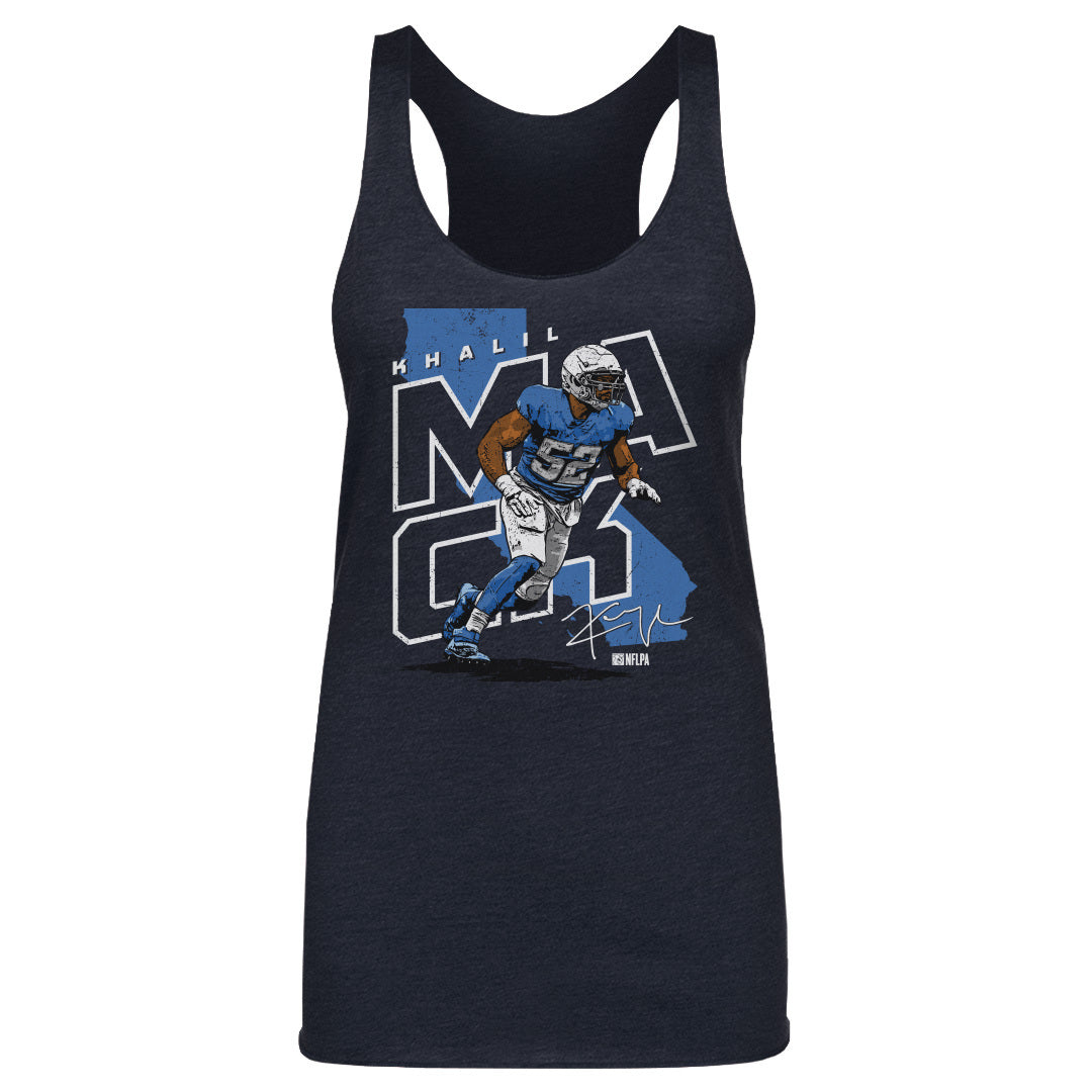 Khalil Mack Los Angeles C Player Map WHT