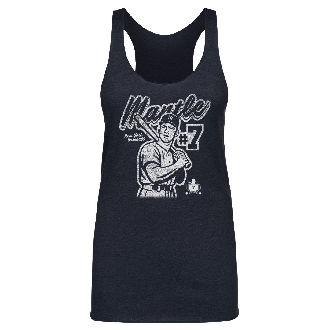 Mickey Mantle New York Y Retro WHT