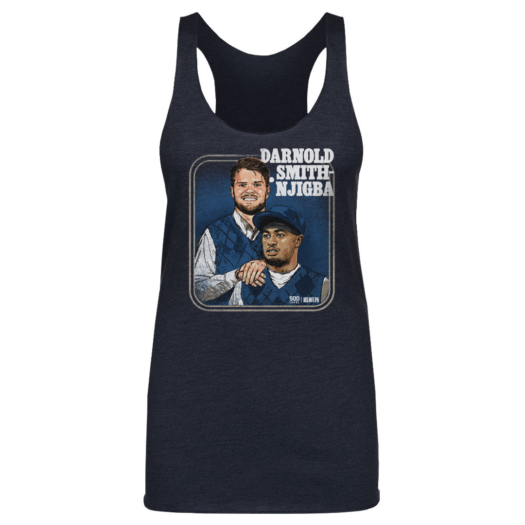 Sam Darnold & Jaxon Smith-Njigba Seattle Step Brothers WHT
