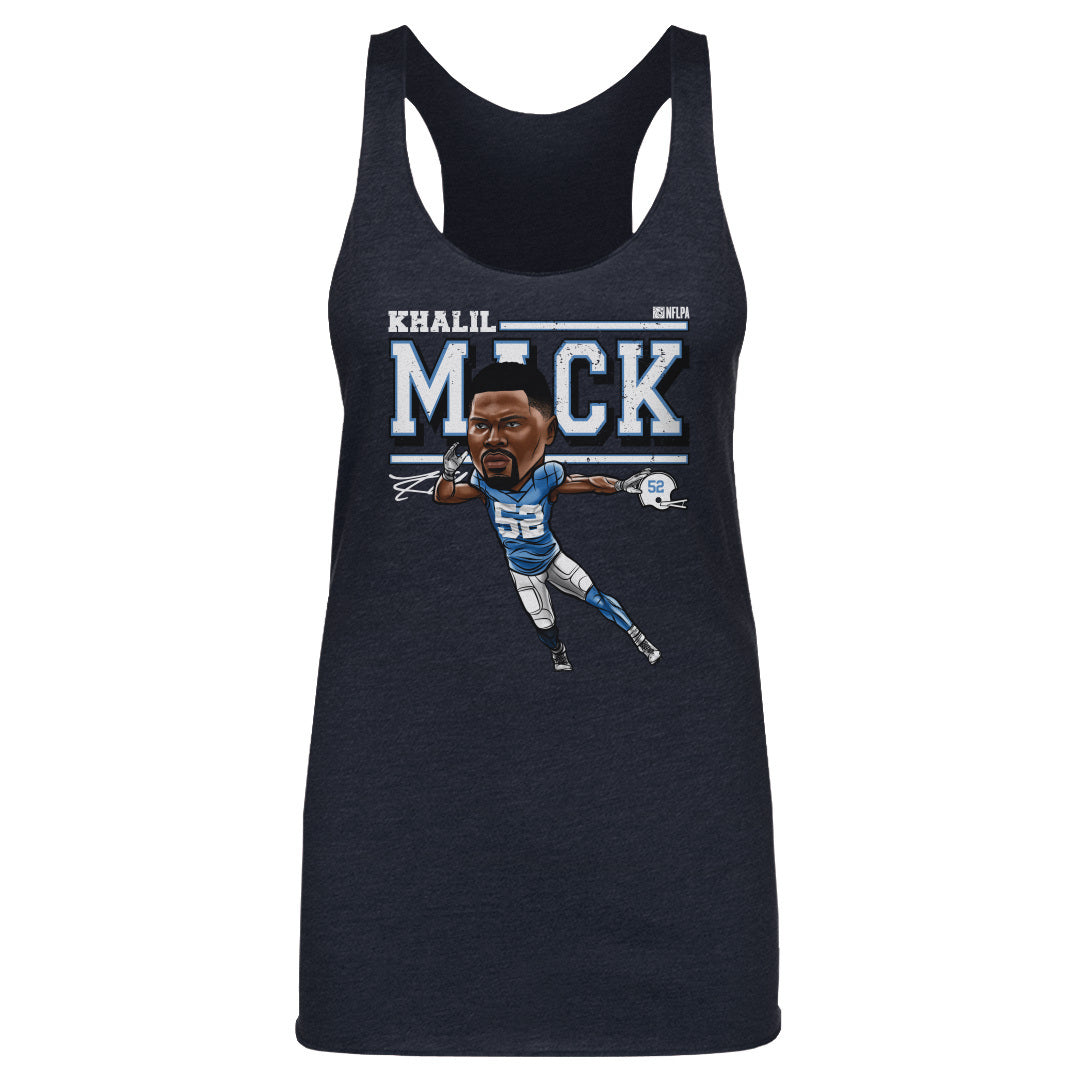Khalil Mack Los Angeles C Cartoon WHT