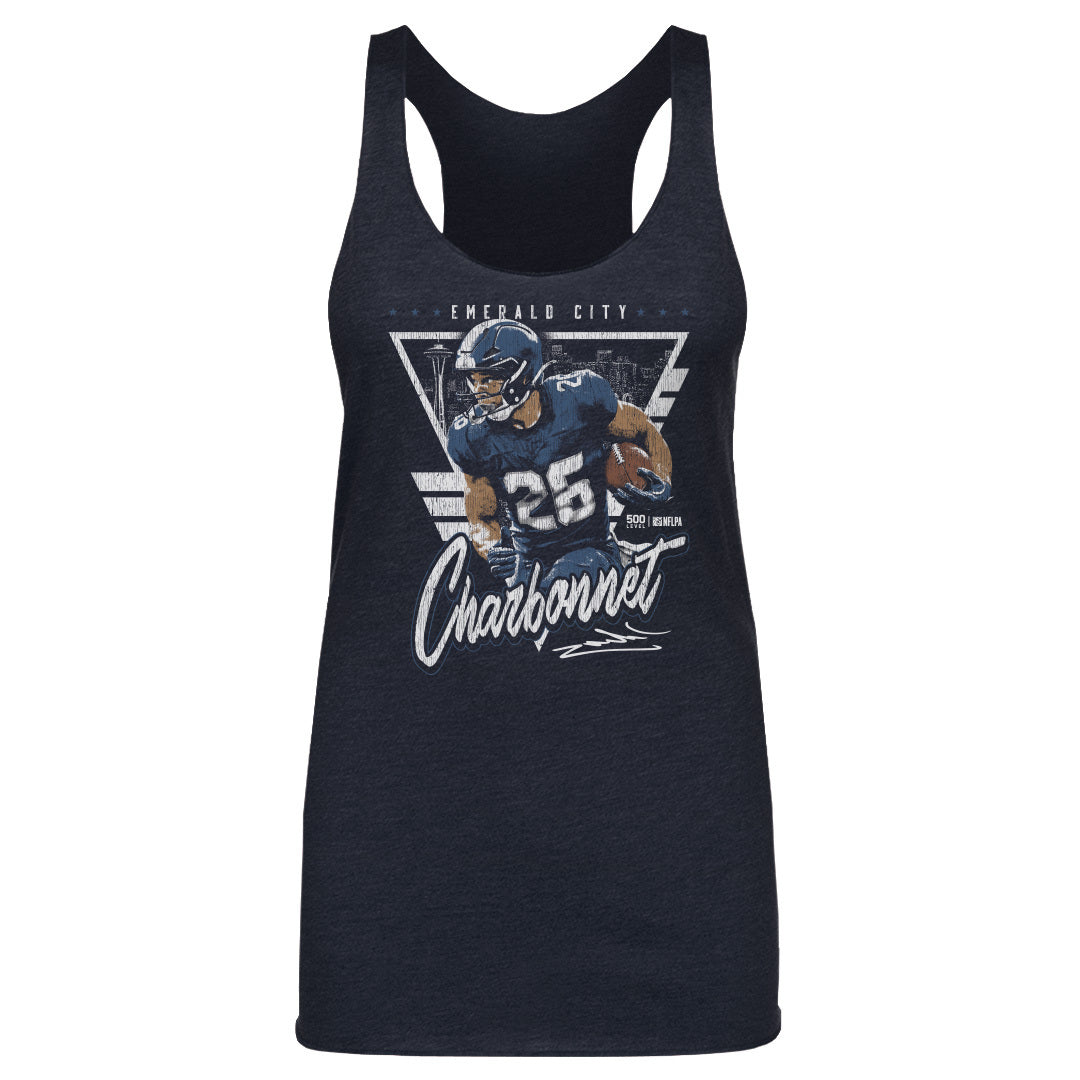 Zach Charbonnet Seattle Triangle Retro WHT