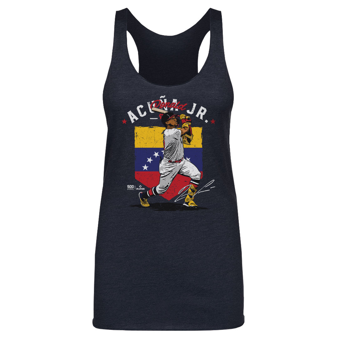 Ronald Acuna Jr. Atlanta Country Flag WHT