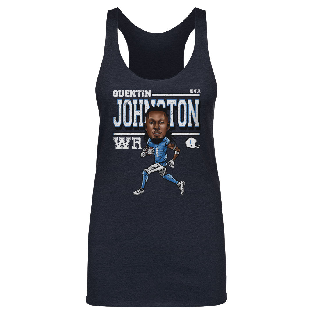 Quentin Johnston Los Angeles C Cartoon WHT