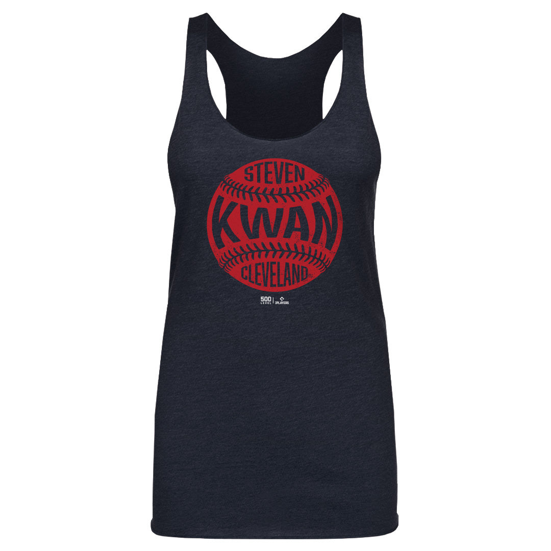 Steven Kwan Cleveland Vintage Baseball WHT