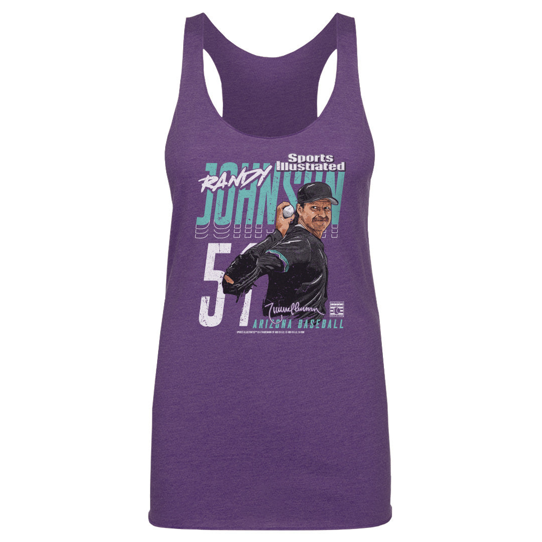 Randy Johnson Sports Illustrated & Arizona Player Name WHT