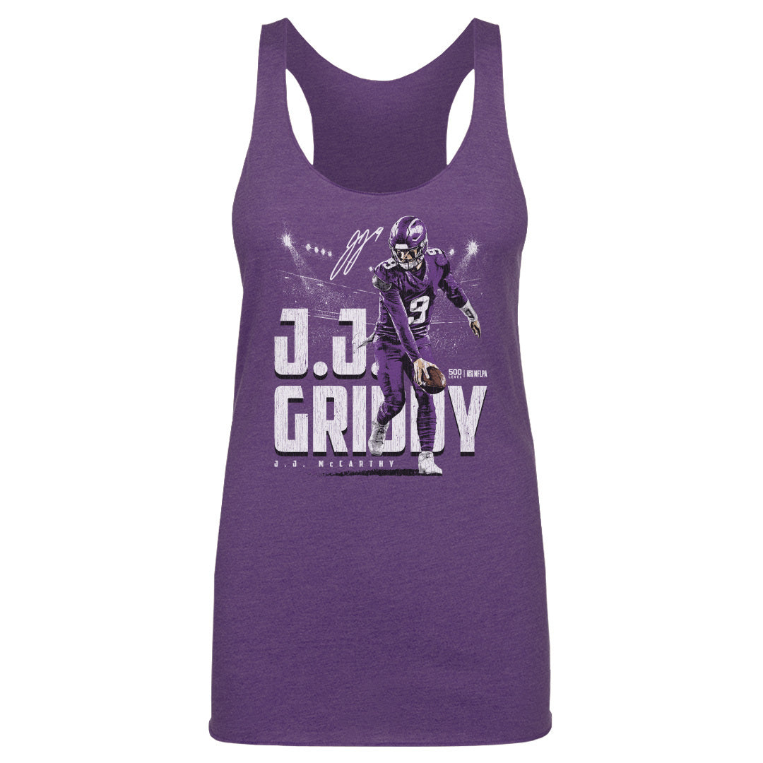 J.J. McCarthy Minnesota Griddy WHT