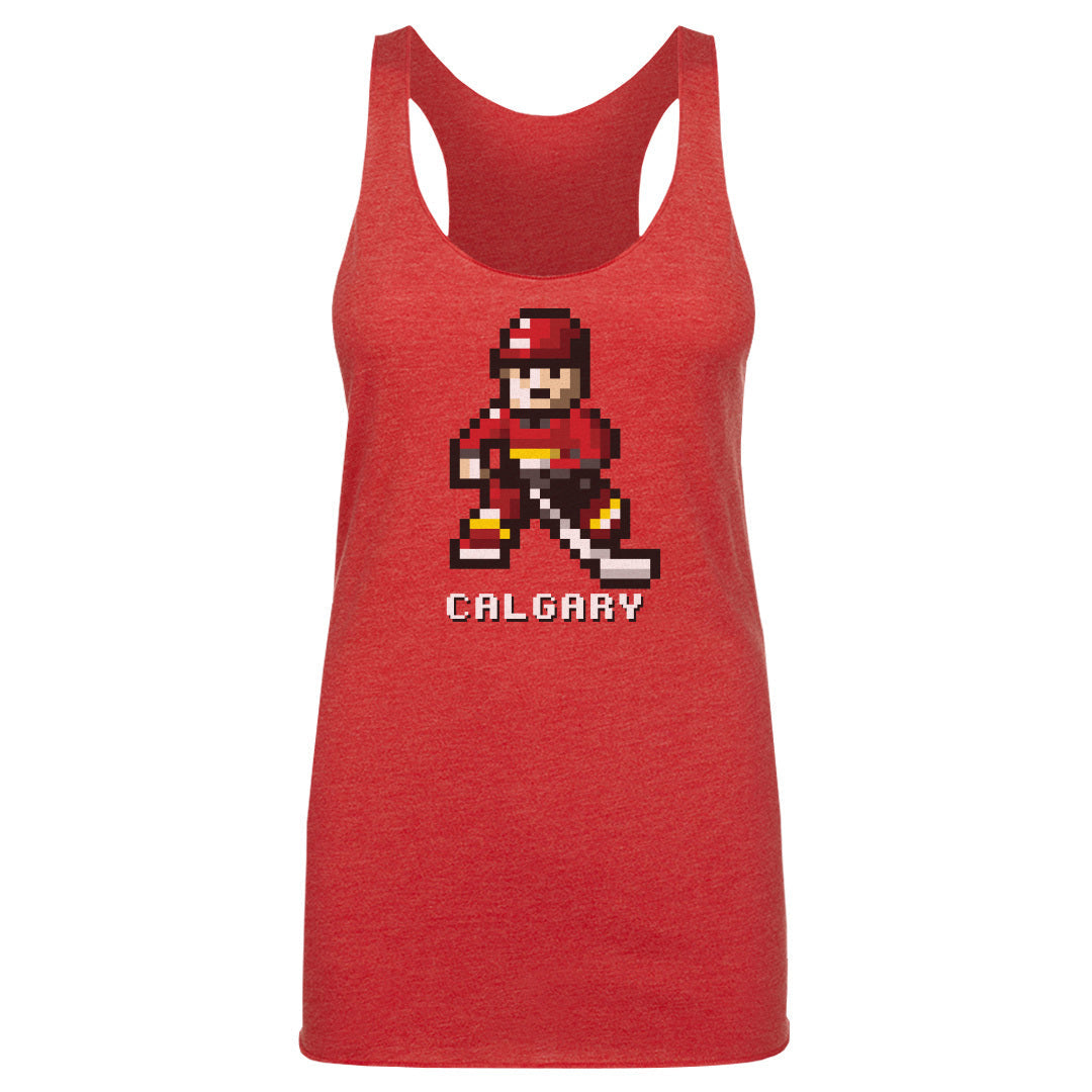 Calgary Hockey 8-bit WHT