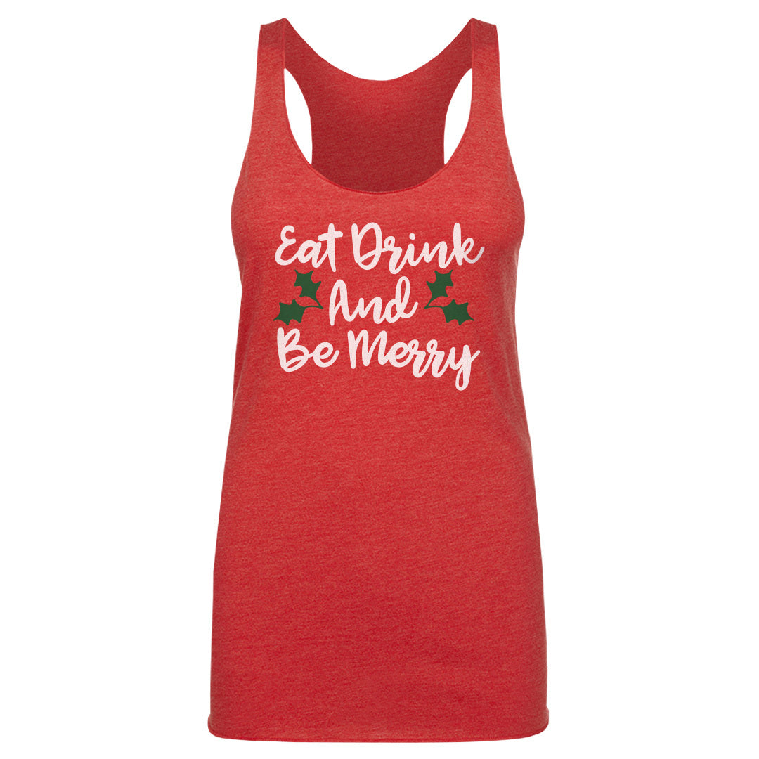 Christmas Eat Drink And Be Merry WHT
