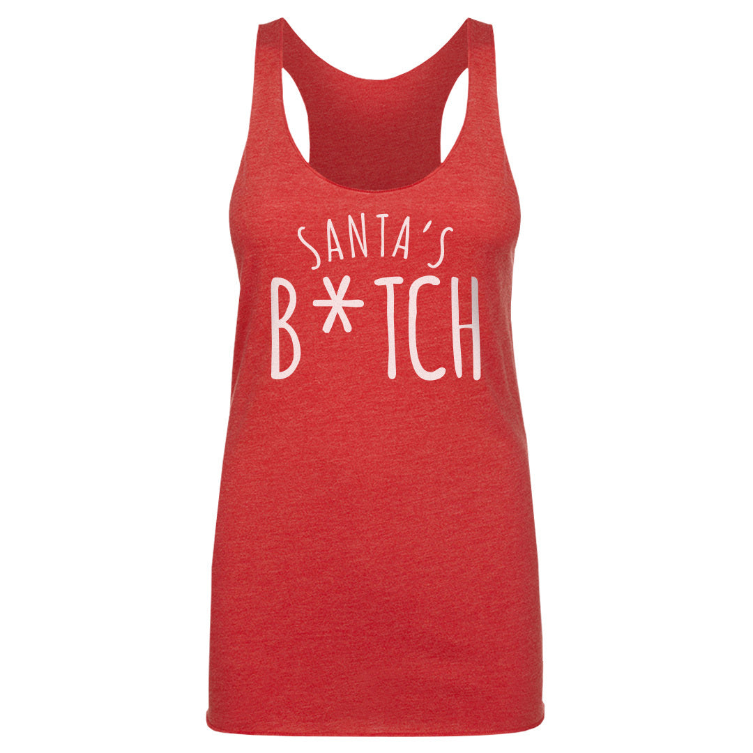 Christmas Santa's B-tch WHT