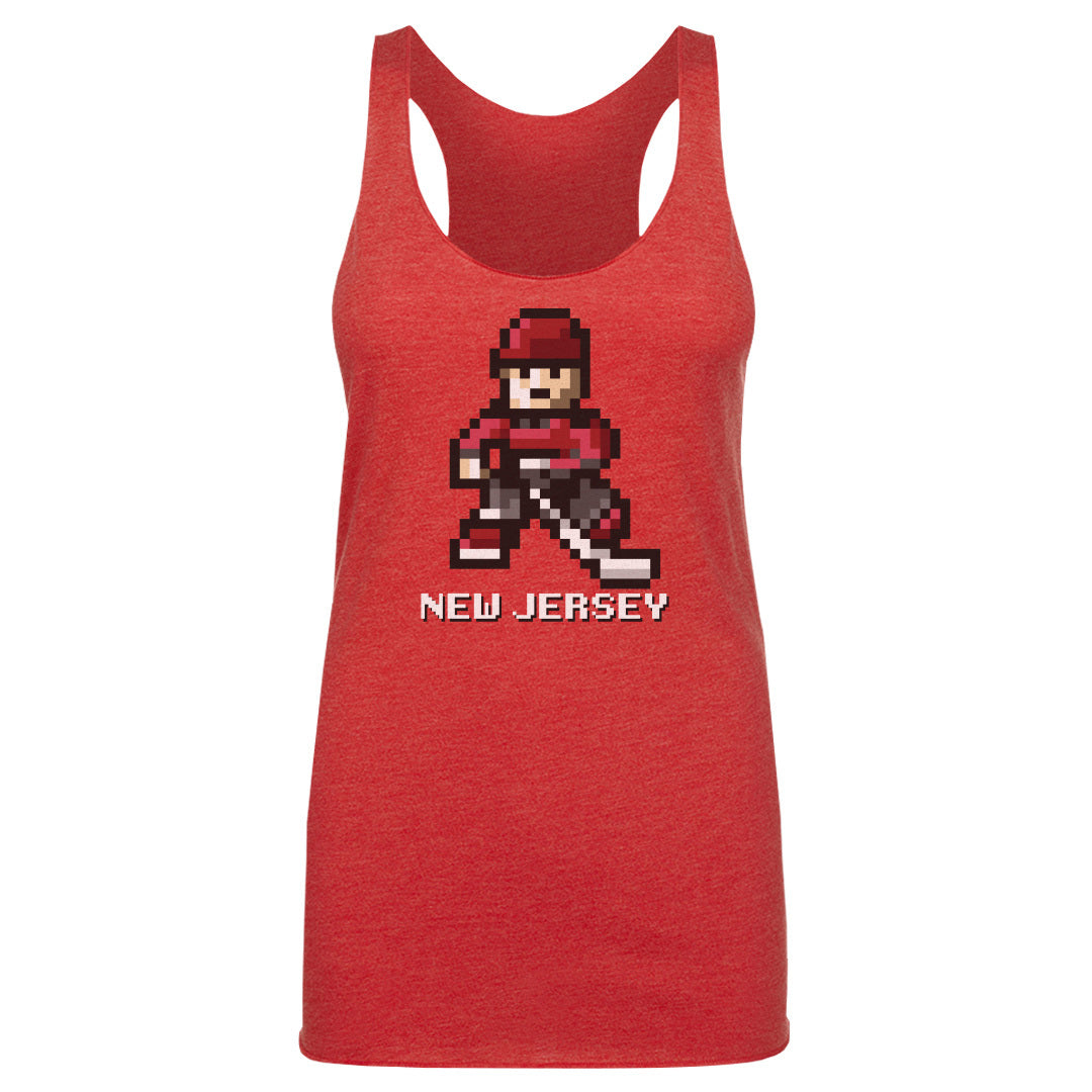 New Jersey Hockey 8-bit WHT