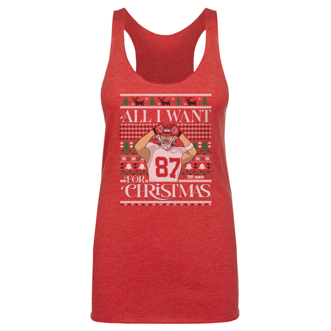 Travis Kelce Kansas City Ugly Sweater WHT