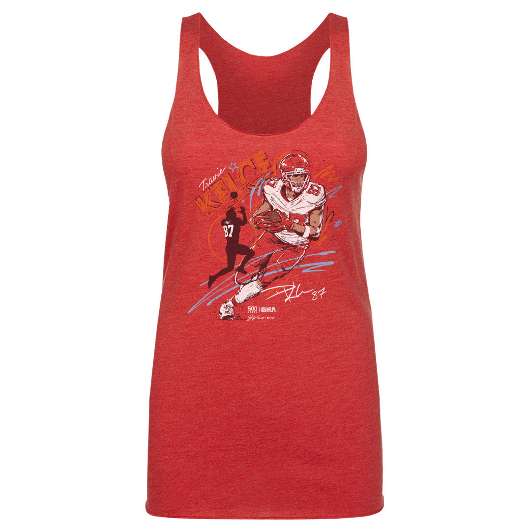 Travis Kelce Kansas City Scribble WHT