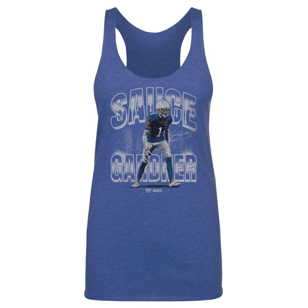 Sauce Gardner Indianapolis Skyline WHT