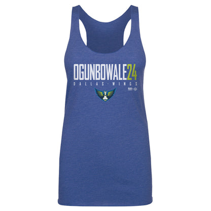 Arike Ogunbowale Dallas Wings Elite WHT Womens Tank Top 500 Level Officially Licensed Fan Gear