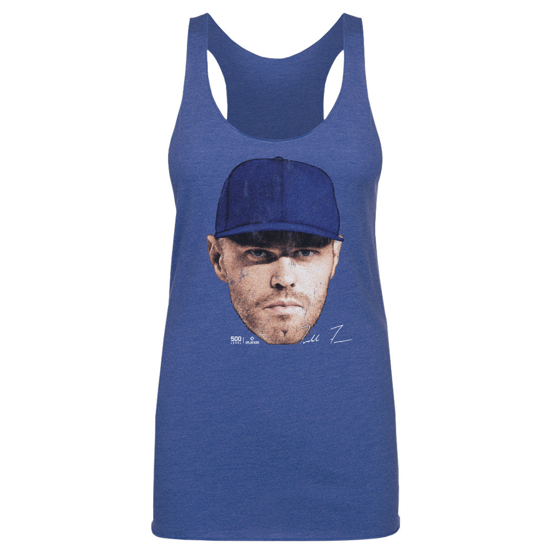 Freddie Freeman Los Angeles D Vintage Head WHT