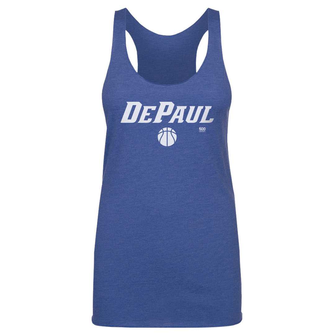DePaul Blue Demons Basketball Minimalist WHT