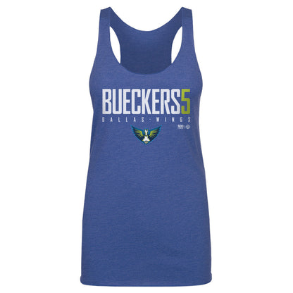 Paige Bueckers Dallas Wings Elite WHT Womens Tank Top 500 Level Officially Licensed Fan Gear