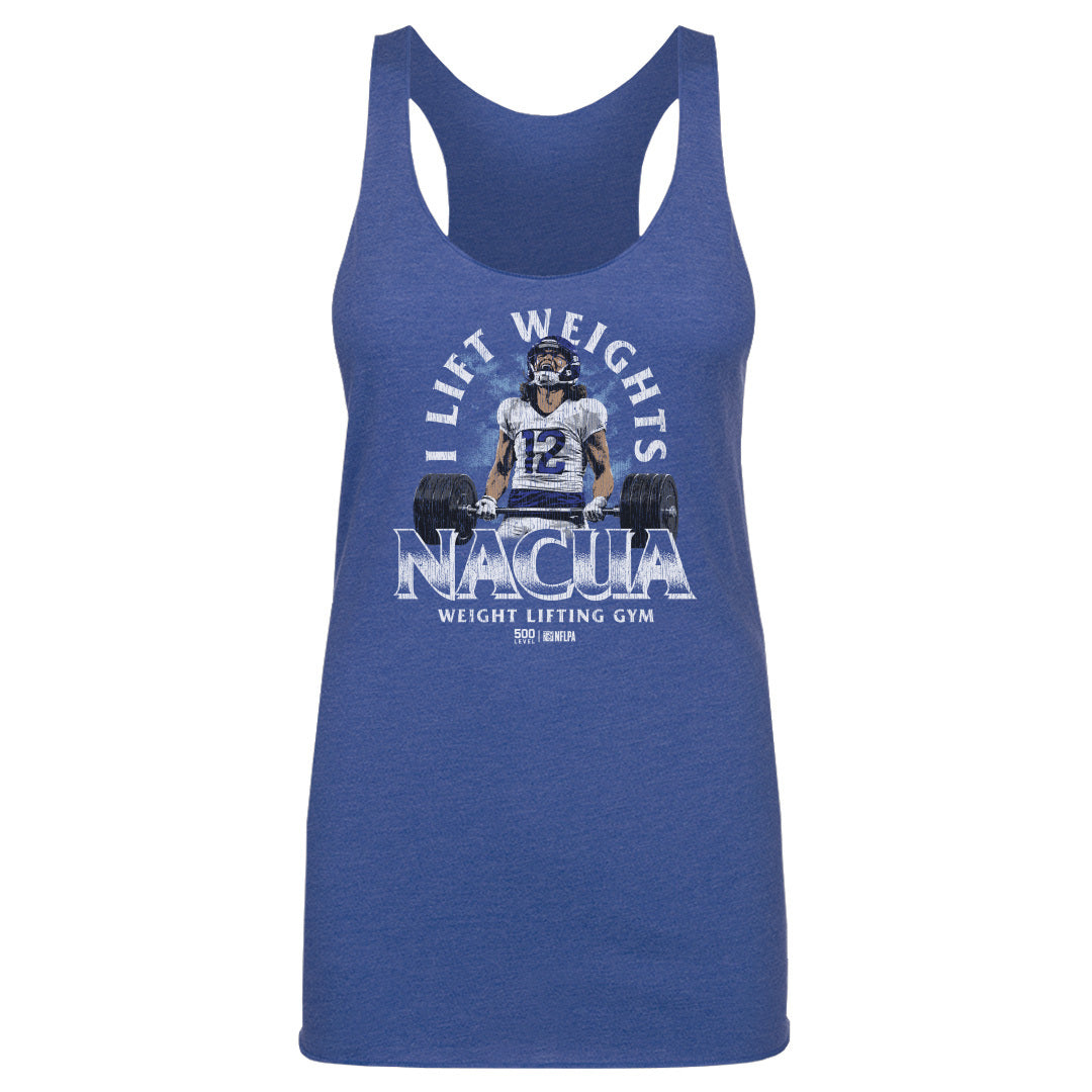 Puka Nacua Los Angeles R I Lift Weights WHT