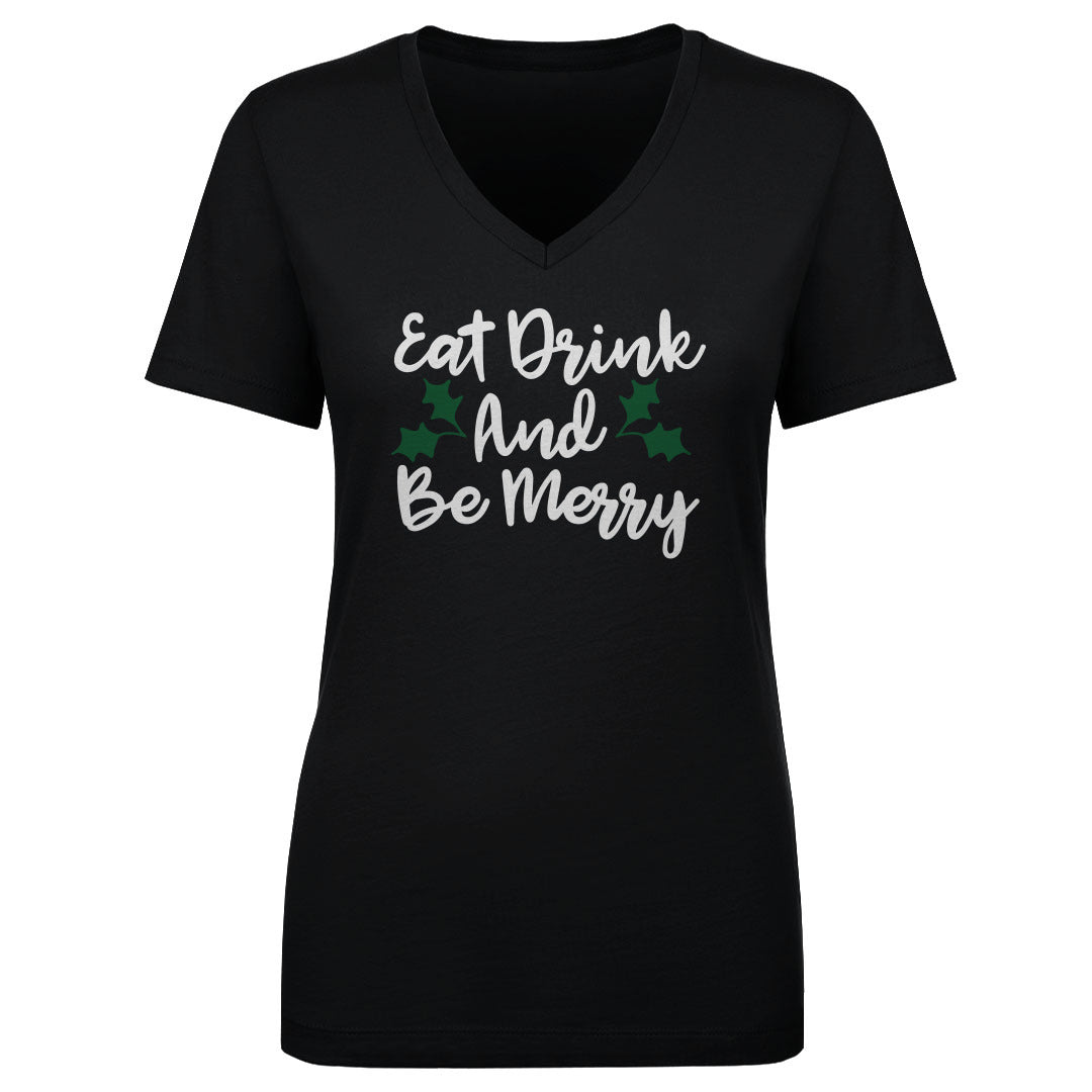 Christmas Eat Drink And Be Merry WHT