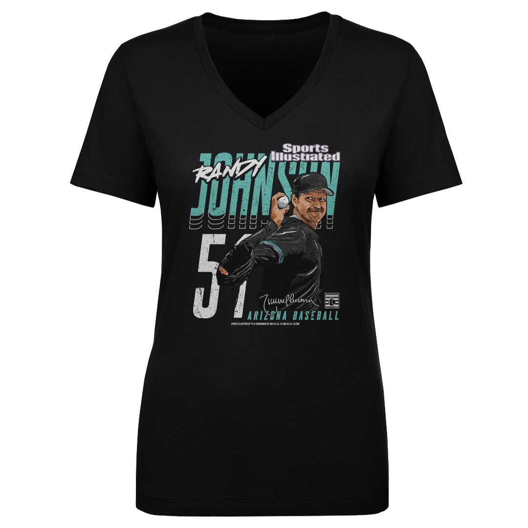 Randy Johnson Sports Illustrated & Arizona Player Name WHT
