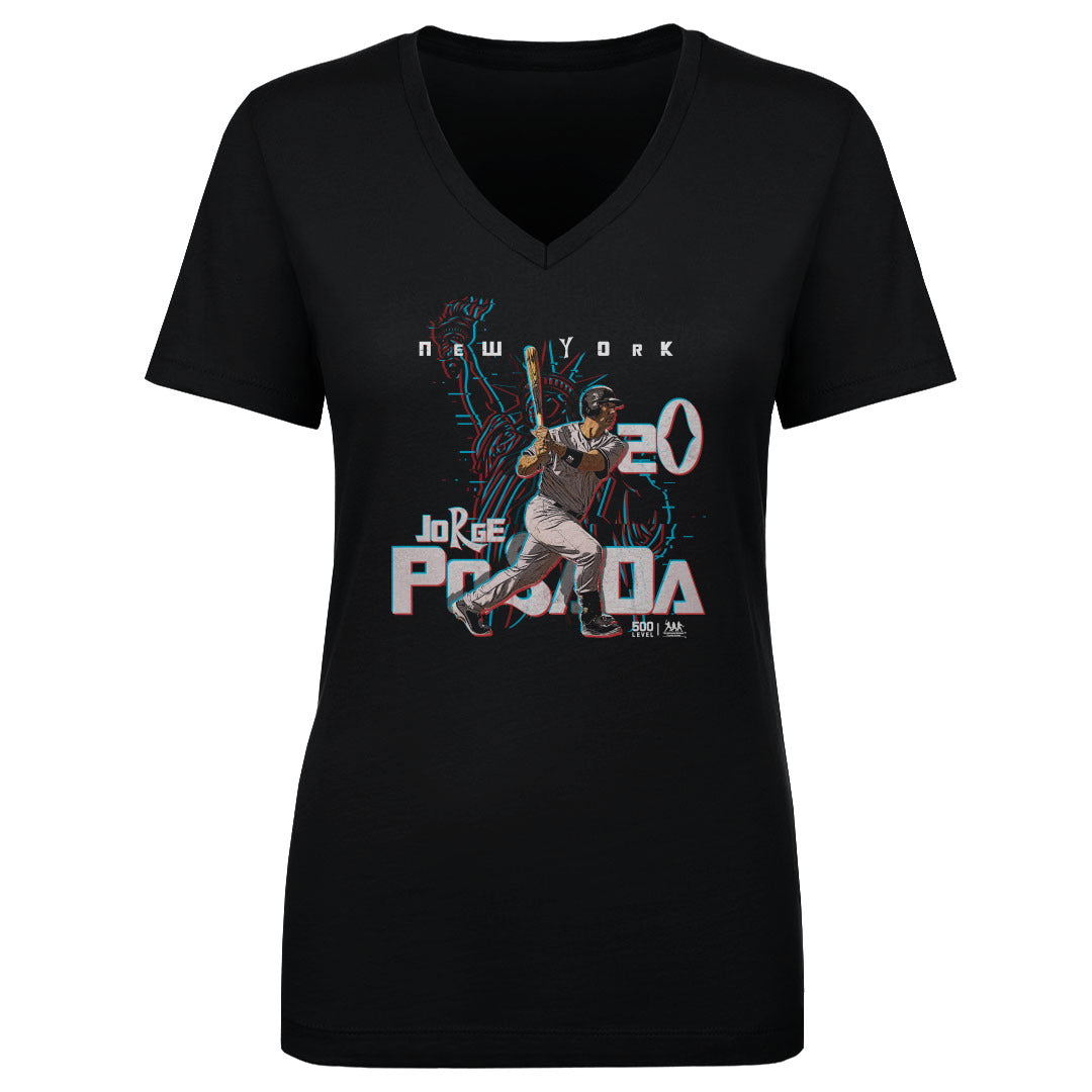 Jorge Posada New York Y 3D Graphic WHT