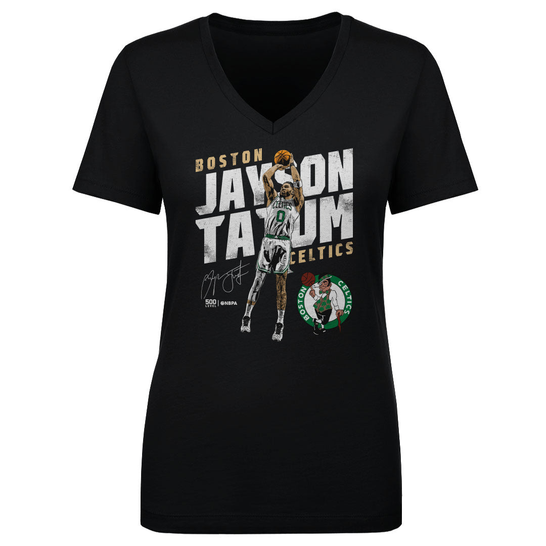 Jayson Tatum Boston Celtics Slant WHT