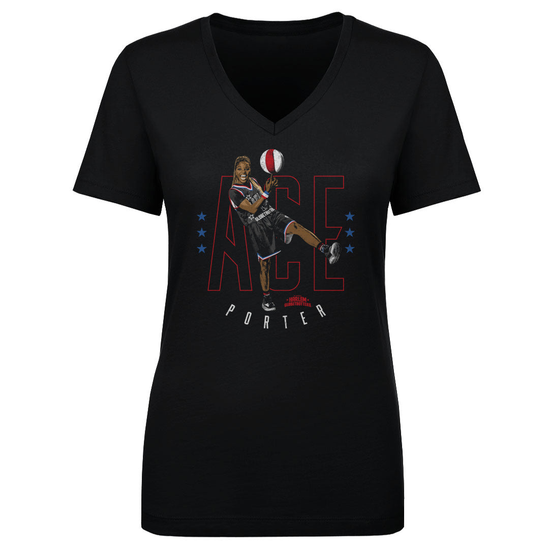 Ace Porter Harlem Globetrotters Outline WHT