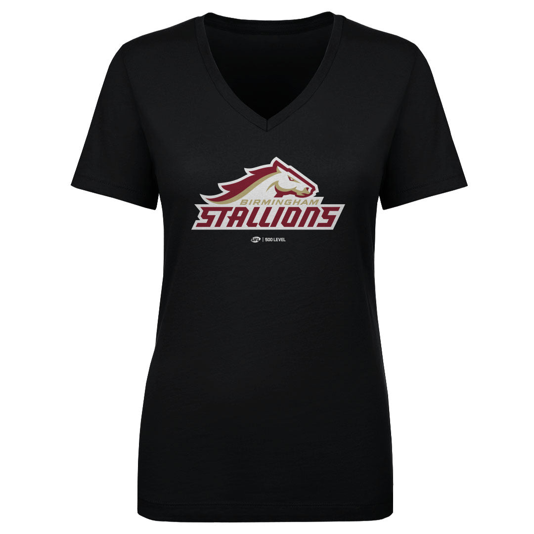 Birmingham Stallions Primary Logo WHT