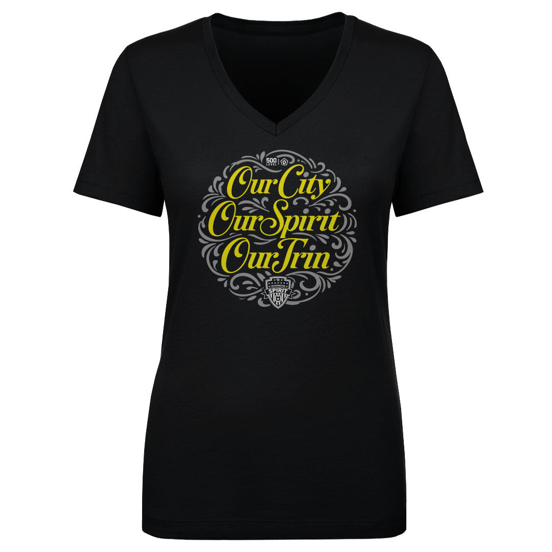 Trinity Rodman Washington Spirit Our City Script WHT