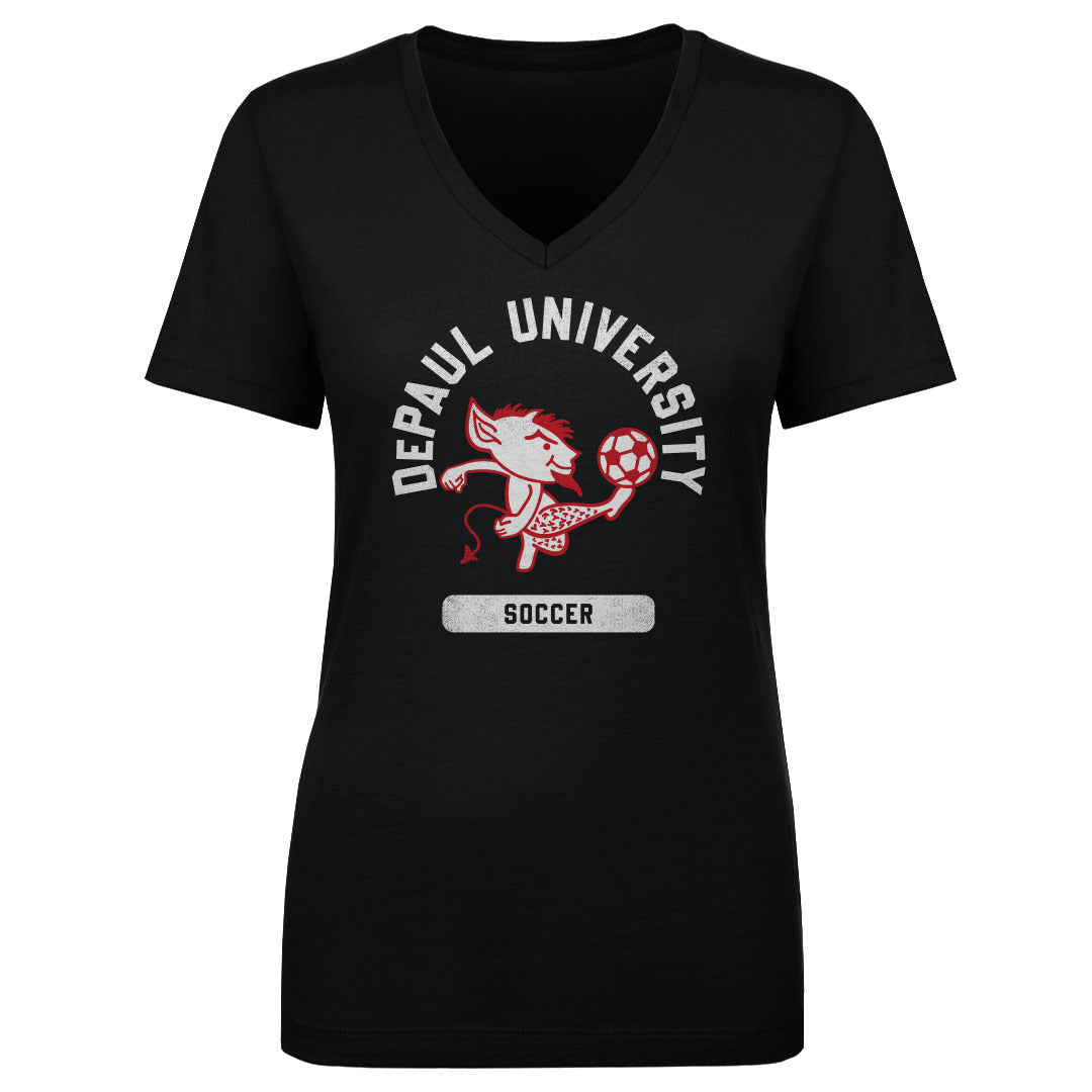 DePaul Blue Demons Mascot Soccer WHT