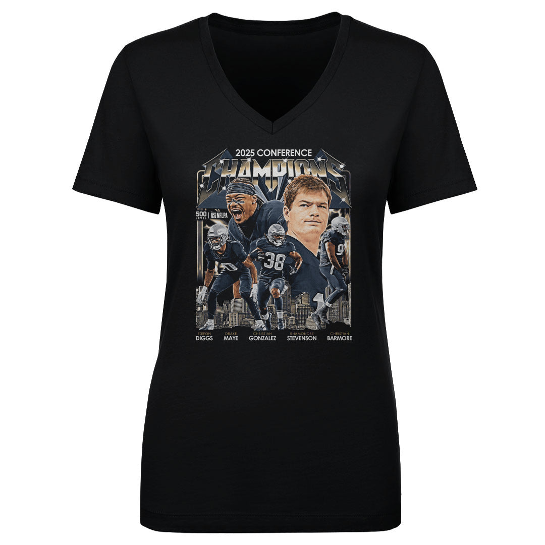 New England Football 2025 Conference Champions Vintage WHT
