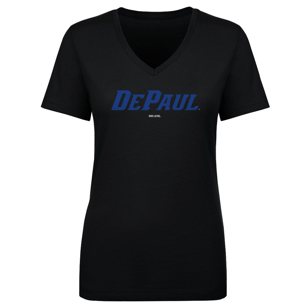 DePaul Blue Demons Wordmark Royal WHT